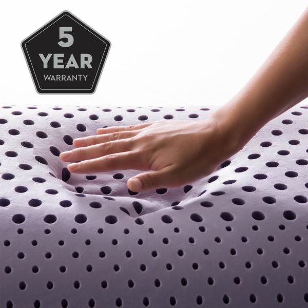 Malouf - Shoulder Zoned Dough® Lavender Pillow - GreatFurnitureDeal