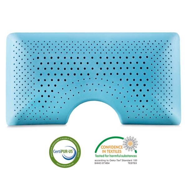 Malouf - Shoulder Zoned Gel Dough® Pillow - GreatFurnitureDeal