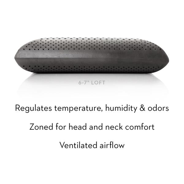 Malouf - Zoned Dough® + Bamboo Charcoal Pillow - GreatFurnitureDeal