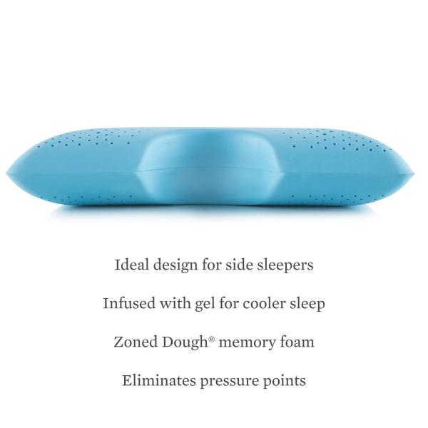 Malouf - Shoulder Zoned Gel Dough® Pillow - GreatFurnitureDeal