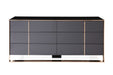 VIG Furniture - Nova Domus Cartier Modern Black & Rosegold Dresser - VGVC-A002-D - GreatFurnitureDeal