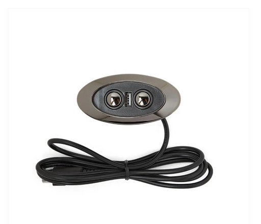 OKIN Replacement Recliner Switch 2 Button with USB- JLDK.20.01.03 - GreatFurnitureDeal