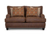 Franklin Furniture - 848 Indira Sofa and Loveseat Set in Ford Walnut - 84840-WALNUT-84820-WALNUT - GreatFurnitureDeal