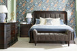 ART Furniture - Revival California Upholstered Bed in Napa Mahogany - 328127-1730 - GreatFurnitureDeal