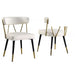 Mariano Furniture - A809 Dining Chair in Ivory (Set of 2) - BM-A809-IVO - GreatFurnitureDeal