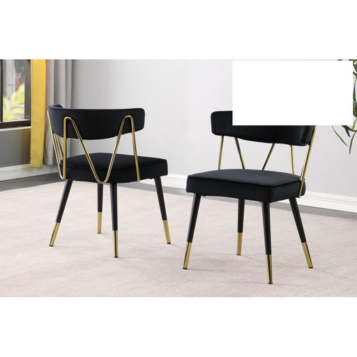 Mariano Furniture - A809 Dining Chair in Black (Set of 2) - BM-A809-BLK - GreatFurnitureDeal