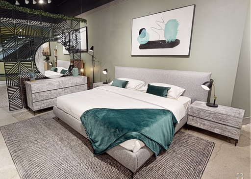 VIG Furniture - Nova Domus Aria Italian Modern Multi Grey Queen Bedroom Set - VGAC-ARIA-BED-SET-Q - GreatFurnitureDeal