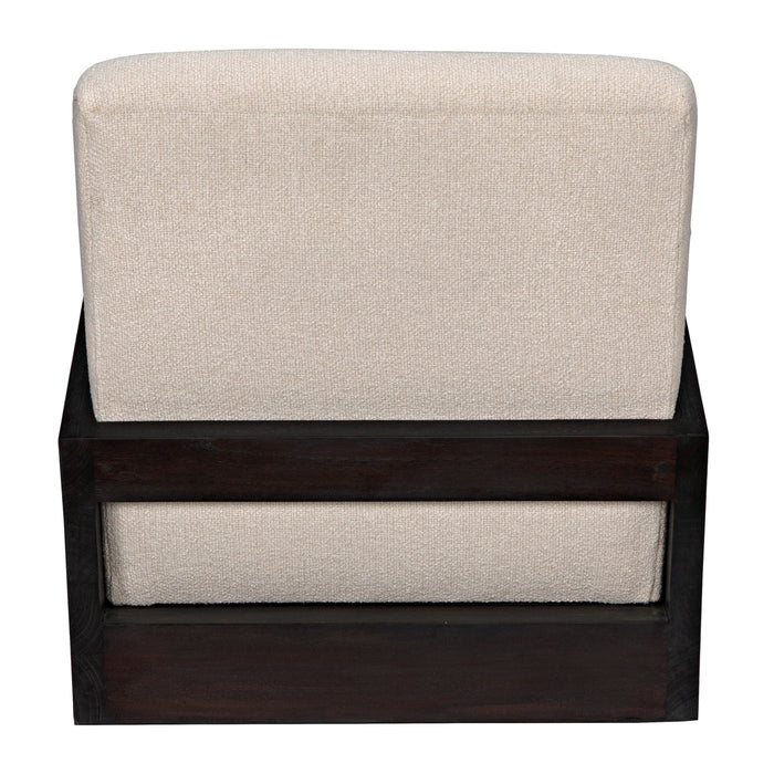 Noir Furniture - Slide Chair w/US Made Cushions - AE-212SR-WHT
