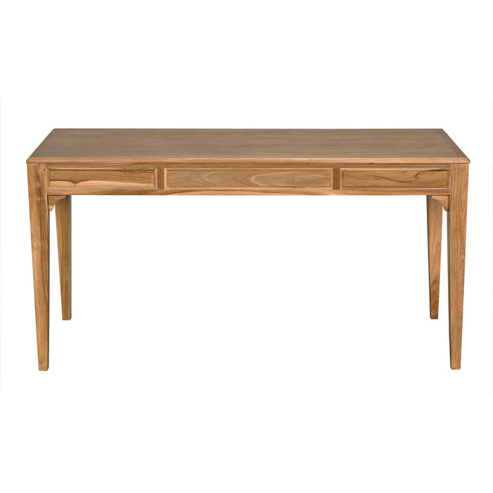 NOIR Furniture - Ambrose Desk, Bleached Teak - AE-301BT