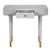 NOIR Furniture - Celine Desk/Side Table - AE-303WH - GreatFurnitureDeal