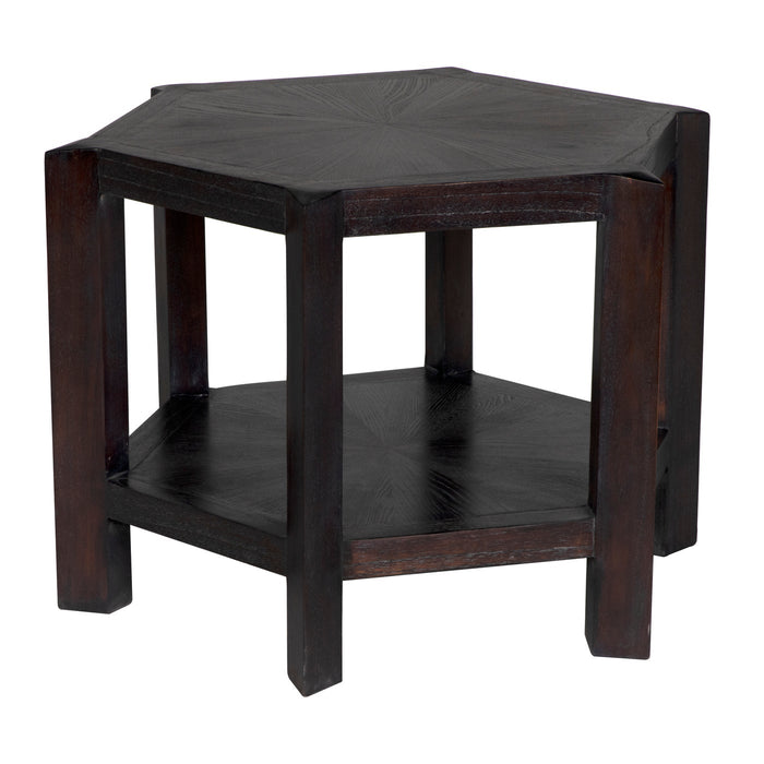 Noir Furniture - Yuhuda Large Side Table, Sombre Finish - AE-82SR - GreatFurnitureDeal