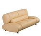American Eagle Furniture - AE728 Yellow Faux Leather Loveseat - AE728-YO-LS - GreatFurnitureDeal