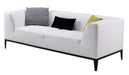 American Eagle Furniture - AE-D820 White Faux Leather Sofa - AE-D820-W-SF - GreatFurnitureDeal