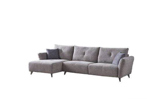 American Eagle Furniture - AE-L2377R Gray Fabric Secrional - Left Facing Chaise - AE-L2377R - GreatFurnitureDeal