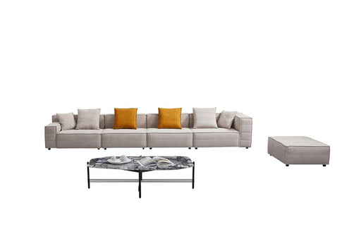 American Eagle Furniture - AE-Y1009-LG Light Gray Modular Sofa Set - AE-Y1009-LG - GreatFurnitureDeal