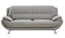 American Eagle Furniture - AE208 Gray Faux Leather Sofa - AE208-GR-SF - GreatFurnitureDeal