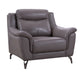 American Eagle Furniture - EK150 Dark Tan Genuine Leather Chair - EK150-DT-CHR - GreatFurnitureDeal