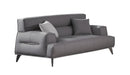 American Eagle Furniture - AE2378 Gray Fabric 3 Piece Living Room Set - AE2378-SLC - GreatFurnitureDeal