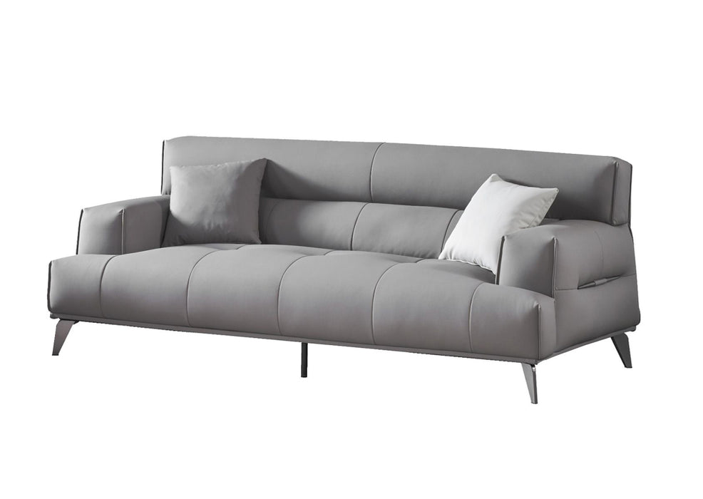 American Eagle Furniture - AE2378 Gray Fabric 2 Piece Sofa Set - AE2378-SL - GreatFurnitureDeal