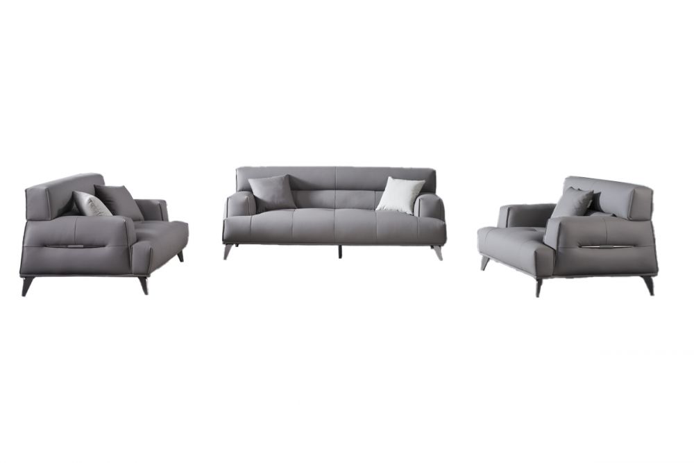 American Eagle Furniture - AE2378 Gray Fabric Chair - AE2378-CHR - GreatFurnitureDeal