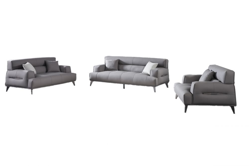 American Eagle Furniture - AE2378 Gray Fabric Sofa - AE2378-SF - GreatFurnitureDeal