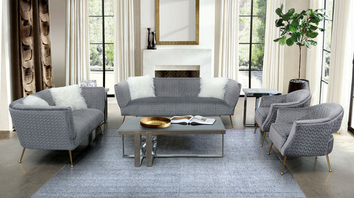 American Eagle Furniture - AE3805 - 2 Piece Sofa Set in Grey - AE3805-SET - GreatFurnitureDeal