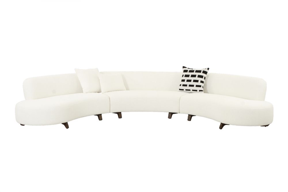 American Eagle Furniture - AE3809 Curved Sectional Sofa Set - AE3809 - GreatFurnitureDeal