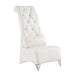 American Eagle Furniture - AE505 White Faux Leather Accent Chair - AE505-W - GreatFurnitureDeal