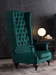 American Eagle Furniture - AE506 Green Fabric Accent Chair - AE506-GN - GreatFurnitureDeal