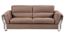 American Eagle Furniture - AE690 Taupe Microfiber Leather 2 Piece Sofa Set - AE690-TPE- SL - GreatFurnitureDeal