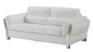 American Eagle Furniture - AE690 White Microfiber Leather 2 Piece Sofa Set - AE690-W- SL - GreatFurnitureDeal