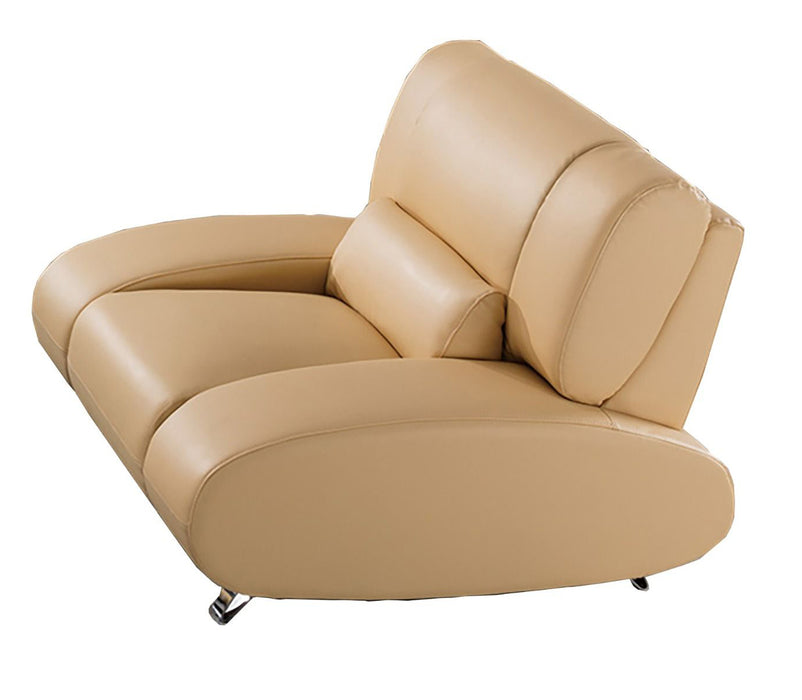 American Eagle Furniture - AE728 Yellow Faux Leather Chair - AE728-YO-CHR