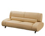 American Eagle Furniture - AE728 Yellow Faux Leather Sofa - AE728-YO-SF - GreatFurnitureDeal