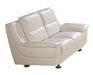 American Eagle Furniture - AE768 Snow White Faux Leather Loveseat - AE768-SW-LS - GreatFurnitureDeal