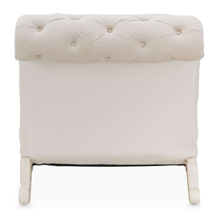 AICO Furniture - Chamberi"Chaise Ivory"Classic Pearl - 9059841-IVORY-113