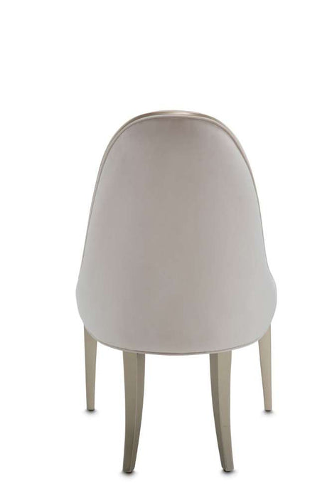 AICO Furniture - London Place Side Chair in Creamy Pearl - N9004003A-112 - GreatFurnitureDeal