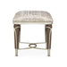 AICO Furniture - Villa Cherie Ottoman in Hazelnut - N9008875-BISQU-410 - GreatFurnitureDeal