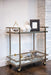 Brentwood Bar Cart in Antique Brass - AT200-ABF - GreatFurnitureDeal
