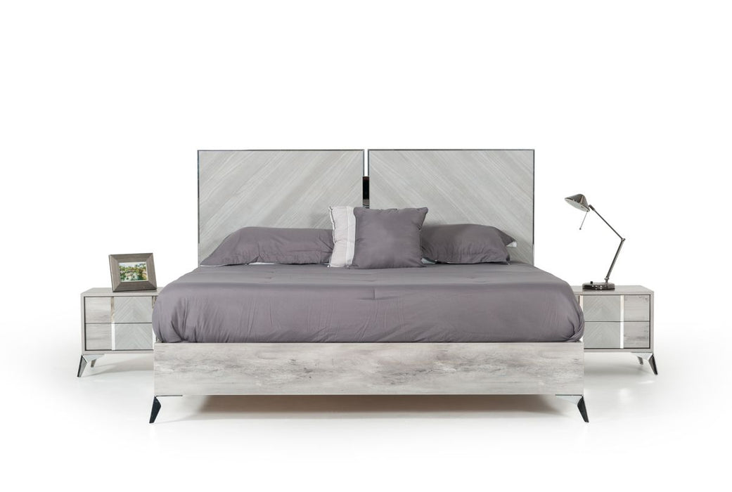VIG Furniture - Nova Domus Alexa Italian Modern Grey Bedroom Set - VGACALEXA-SET-Q - GreatFurnitureDeal