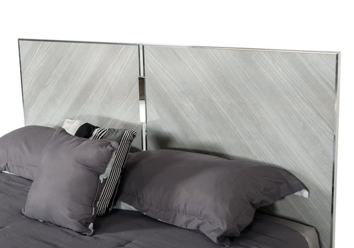 VIG Furniture - Nova Domus Alexa Italian Modern Grey Eastern King Bed - VGACALEXA-BED-EK - GreatFurnitureDeal