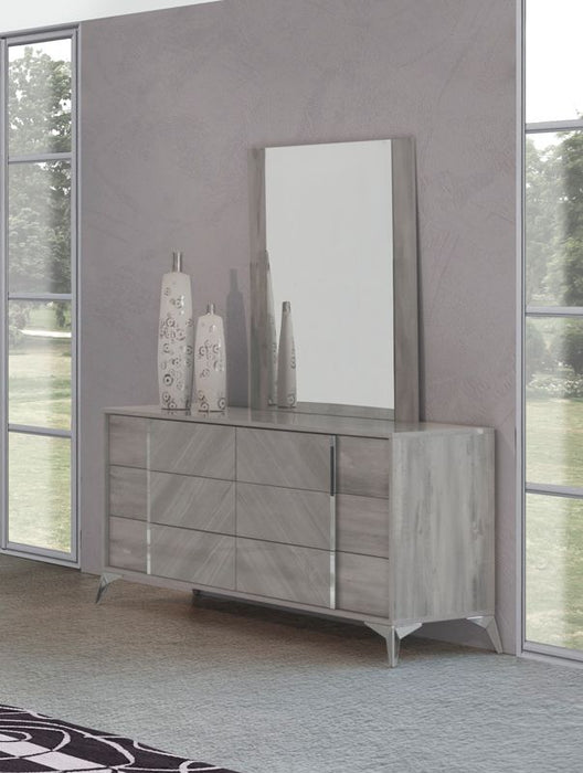 VIG Furniture - Nova Domus Alexa Italian Modern Grey Mirror - VGACALEXA-MIR - GreatFurnitureDeal
