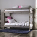 Furniture of America - Arlette Twin/Twin Bunk Bed in Gray - AM-BK100GY-BED-SLAT - GreatFurnitureDeal