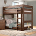 Furniture of America - Melitta Twin Bunk Bed in Mahogany - AM-BK300MH-BED - GreatFurnitureDeal