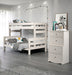 Furniture of America - Damaris Twin/Twin Bunk Bed in Light Oak - AM-BK306WH-BED - GreatFurnitureDeal