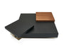 VIG Furniture - Modrest Ambry Modern Walnut and Flat Black Coffee Table - VGBB-MH1412-FB - GreatFurnitureDeal