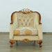 European Furniture - Angelica II Chair in Dark Wood and Gold Leafs - 45354-C - GreatFurnitureDeal