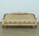 European Furniture - Angelica II Sofa in Wood and Gold Leafs - 45354-S - GreatFurnitureDeal