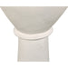 Noir Furniture - Vase, White Fiber Cement - AR-68WFC - GreatFurnitureDeal