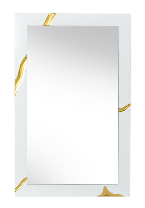 VIG Furniture - Modrest Aspen Modern White Mirror - VGVCJ1801-WHT-MIR