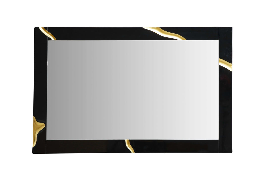 VIG Furniture - Modrest Aspen - Modern Black Large Mirror - VGVC-J1801-M-L-MIR - GreatFurnitureDeal